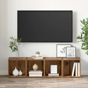 Gabinete para TV 2 pcs Castanho 37 x 35 x 37 cm