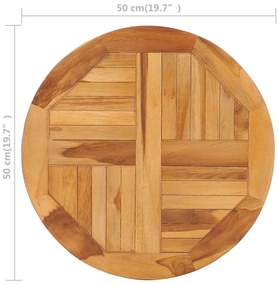 Base de mesa giratória madeira de teca maciça