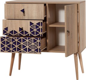 Cômoda Verybox – Carvalho Sonoma – 90 x 90 x 40 cm