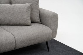 Sofá de Canto Side – Cinzento Claro – 252x77x82 cm