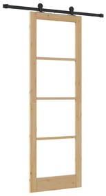 Porta de Correr vidaXL com Conjunto de Ferragens "ORKDAL" 78x232 cm