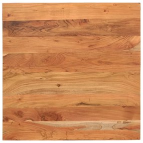 vidaXL Tampo de mesa quadrado 80x80x3,8 cm madeira de acácia maciça