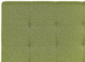Cama de casal com arrumação em tecido verde 180 x 200 cm LA ROCHELLE Beliani