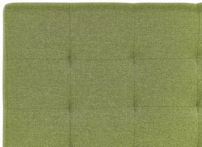Cama de casal com arrumação em tecido verde 180 x 200 cm LA ROCHELLE Beliani