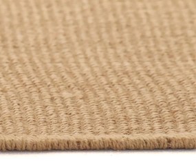 Tapete de divisão em juta com apoio de látex 120x180 cm natural