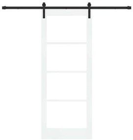 Porta Deslizante vidaXL com Conjunto de Ferragens 'ORKDAL'Branca 83x21