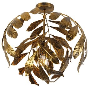 Luminária de teto vintage ouro antigo 45 cm - Linden Clássico / Antigo