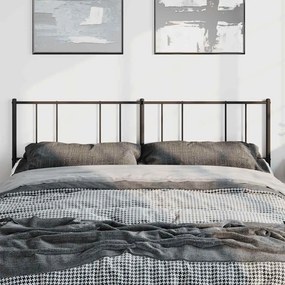 Cabeceira de cama 180 cm metal preto