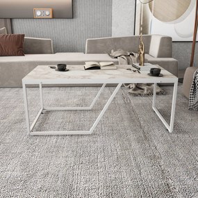 Mesa de Centro Wendy – Branco – 120x60x48 cm