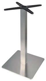 Pernas de Mesa Bar, Restaurante, Café, Esplanada Conjunto de 2 Bases de mesa RHIN, aço inoxidável, base de 45 x 45 cms, altura 73 cms, polido satin
