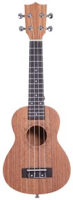 Ukelele 21 Polegada Ukelele Soprano de Iniciação para Iniciantes Ukelele Concerto Hawaiian Cordas Aquila Nylon Material Madeira 53x17.5x6.2cm