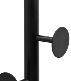 Bengaleiro 176 cm ferro revestido a pó preto