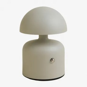 Nantali Wireless Iron Led Lâmpada De Mesa Para Exterior Verde Cáqui - Sklum