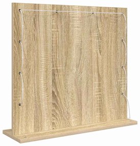 Espelho de Vanity com Luzes LED Carvalho Sonoma 60x55x18 cm