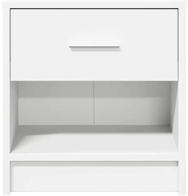 Mesa de cabeceira com gaveta 39x28x41 cm branco
