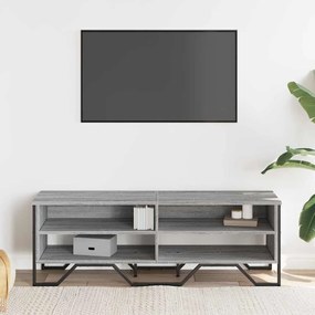Móvel de TV 122x34x41 cm derivados de madeira cinzento sonoma