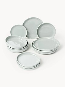 Conjunto de loiça em porcelana Nessa, 4 pessoas (12 uni.)