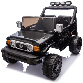 Carro elétrico para crianças Toyota FJ Cruiser XXL 24V 4x4, licença oficial (dois lugares), bateria de lítio portátil, chassis alto, suspensão traseir