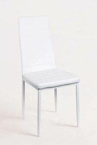 Pack 4 Cadeiras Lauter Couro Sintético - Branco