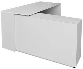 Mesa de Jantar Avia de 140 cm - Branco - Design Minimalista