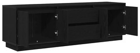 Móvel de TV com luzes LED 160,5x41x50 cm carvalho preto
