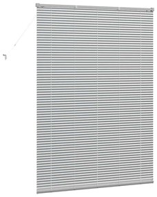 Persiana de Janela com cortinas Outros Manual Prata 135 x 175 cm Alumí