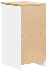 Armário de arrumação de garagem Branco 40x51x85 cm
