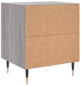 Mesa cabeceira 40x35x47,5 cm derivados madeira sonoma cinza