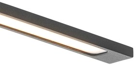 Candeeiro de parede preto 41,5 cm com LED IP44 - Jerre Moderno