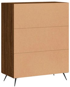 Aparador 69,5x34x90 cm derivados de madeira carvalho castanho