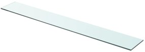 Prateleiras 2 pcs 90x12 cm vidro transparente
