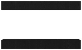 Estante de TV Modular de 6 Peças em Carvalho Preto