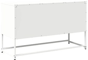 Móvel de TV 100,5x39x60,5 cm aço branco