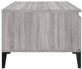 Mesa de centro 90x50x36,5 cm derivados madeira cinzento sonoma