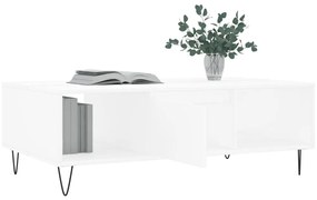 Mesa de centro 104x60x35 cm derivados de madeira branco