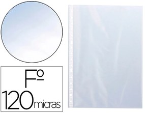 Bolsa Catálogo Q-Connect Folio 120 Microns Cristal Caixa de 100 Unidades