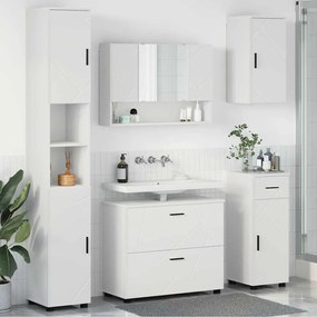 vidaXL Conjunto de Móveis para Banheiro 5 pcs Branco 30 x 35 x 192 cm