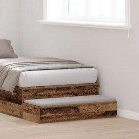 Caixas de Cama vidaXL Madeira Velha 90x36,5x16,5 cm Madeira de Engenha
