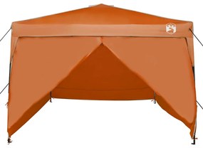 Tenda de Toldo Laranja 300 x 300 x 227 / 236 / 245 cm Tecido Oxford