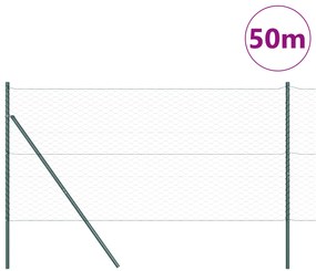 Cerca Hexagonal vidaXL Cinza 1.2x50 m Aço