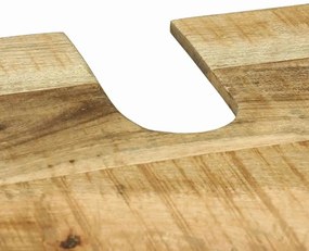 Conjunto de Móveis para Banheiro 3 pcs Madeira de manga maciça