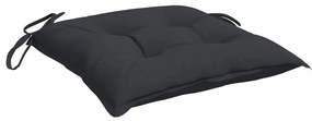 Almofadões para móveis de paletes 6 pcs tecido oxford preto