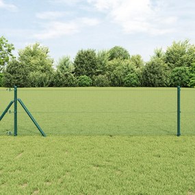 Cerca de Arame Soldado Verde 0,4x25 m Aço