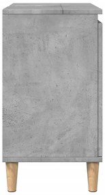 Móvel p/ lavatório 58x33x60 cm derivados madeira cinza cimento