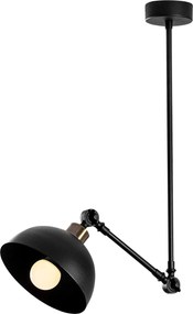 Candeeiro Suspenso Dram – Preto – 42 x 42 cm