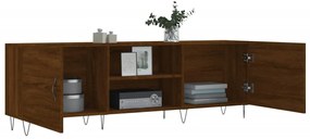 Móvel de TV 150x30x50 cm derivados de madeira carvalho castanho