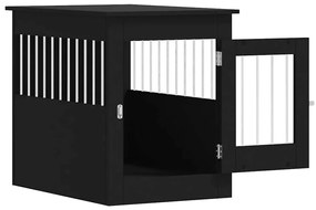 Móvel casota para cão 55x80x68 cm derivados de madeira preto