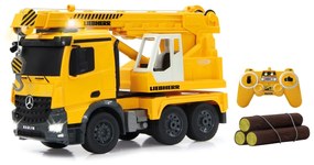 Camião grua Telecomandado Mercedes-Benz Arocs Liebherr 1:20 2,4 GHz