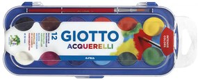 Aguarela Giotto 12 Cores Estojo de Plástico