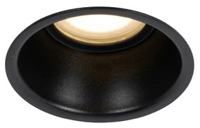 LED Foco Embutido Inteligente Preto IP44 incl. Wifi GU10 50mm - Dept Moderno